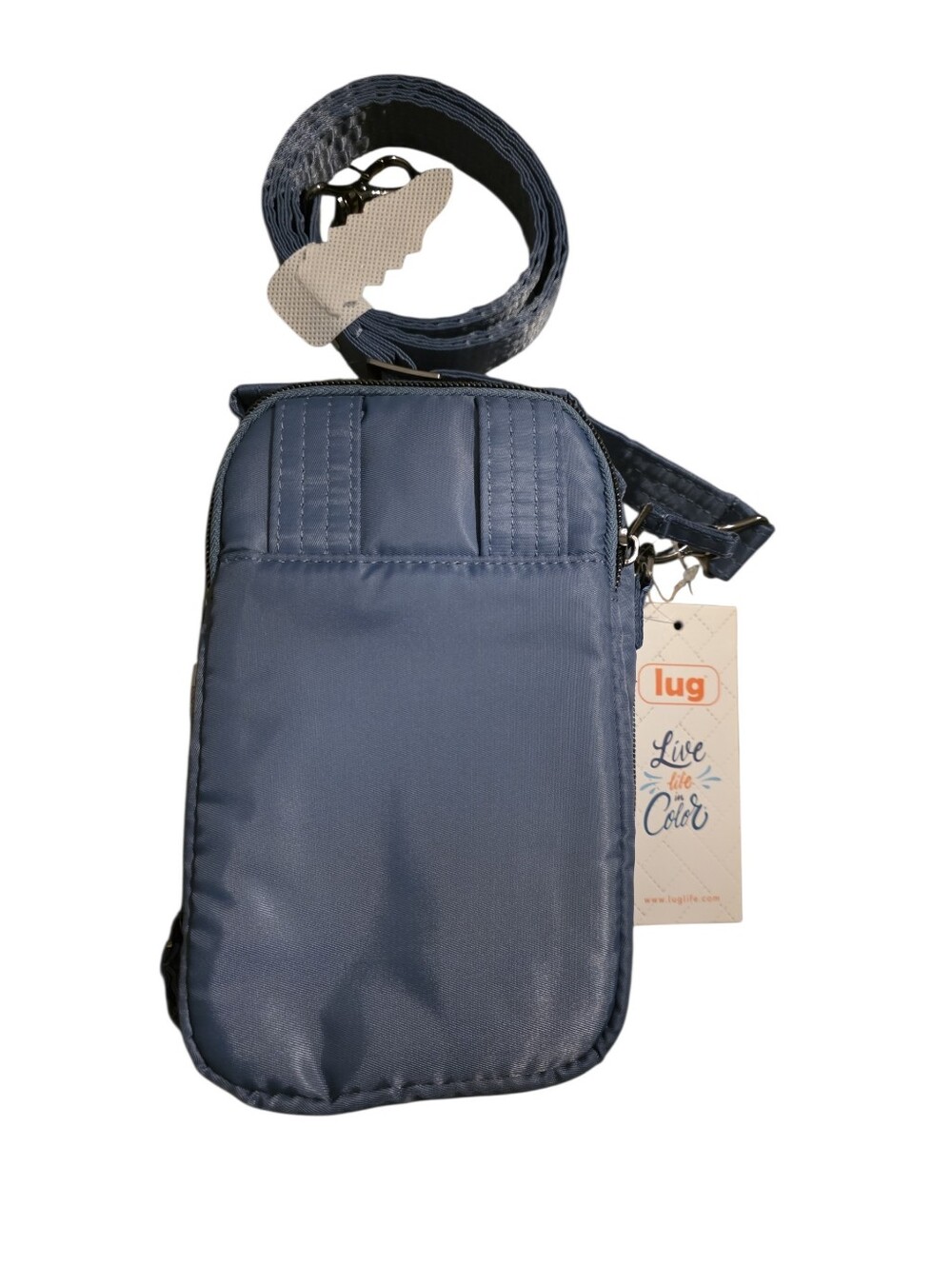 lug Light Blue Quilted Crossbody Bag - Picture 4 of 4